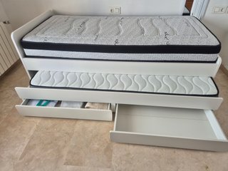 Cama nido IKEA blanca