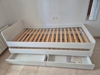 Cama nido IKEA blanca