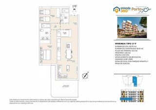 Piso en venta en Zona Piscinas en Burriana