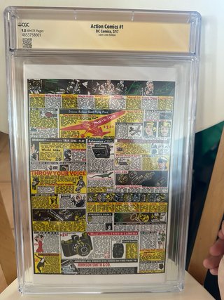 Action comics superman graded CGC firmado jim lee