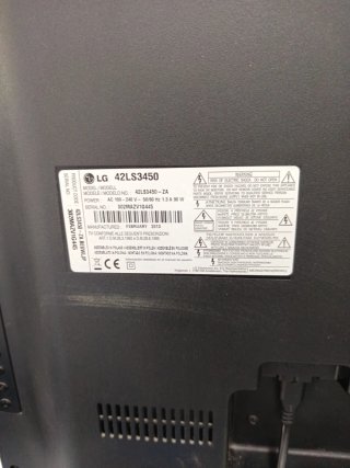 Televisión LG 42 Negra