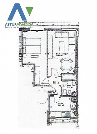 Piso en venta en Milán - Pumarín - Teatinos en Oviedo