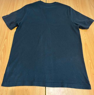 Camiseta Puma Logo Vertical Blanco Negra