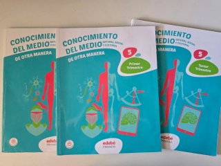 Pack 3 libros CONOCIMIENTO DEL MEDIO 5° primaria
