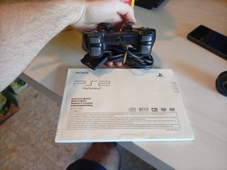 Consola Sony PS2 Slim Negra y Amarilla