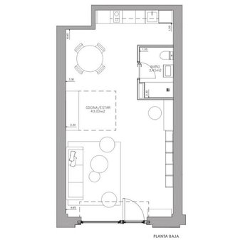 Estudio en venta en Fuente del Berro en Madrid