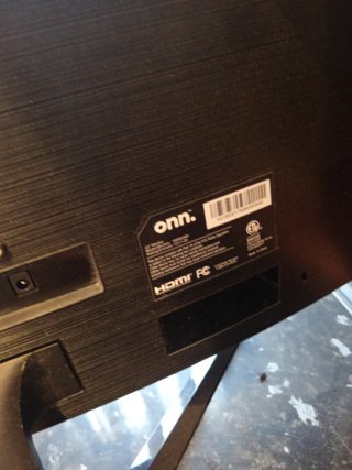 Monitor ONN. Negro