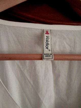 Vestido Verano Valdior Blanco Talla Única