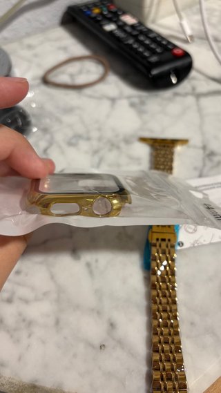Funda y Correa Dorada Apple Watch 44mm