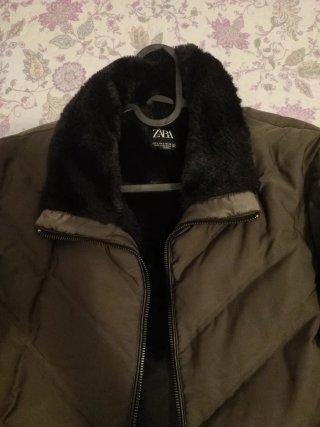 Chaqueta Zara Verde Oliva Mujer