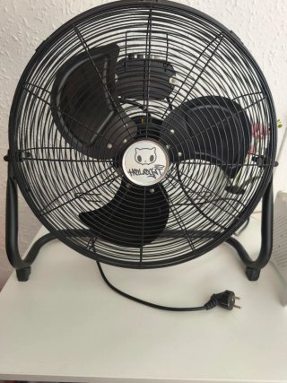 Ventilador y Calefactor Eléctrico Negro/Blanco