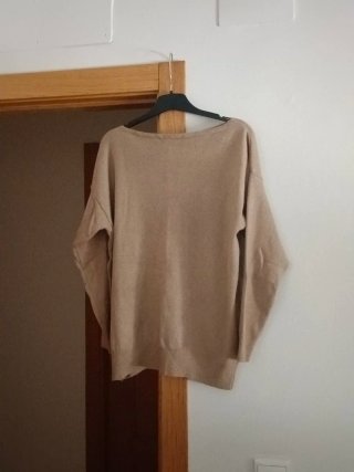 Jersey beige talla única