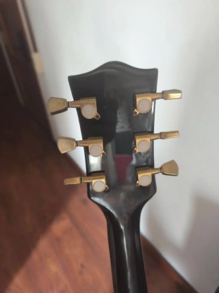 Harley Benton L500 BK Vintage Guitarra Eléctrica