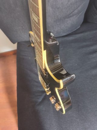 Harley Benton L500 BK Vintage Guitarra Eléctrica