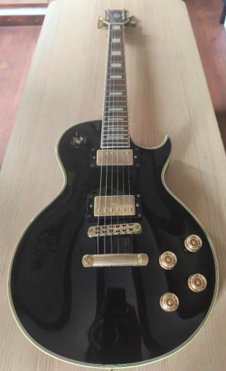 Harley Benton L500 BK Vintage Guitarra Eléctrica