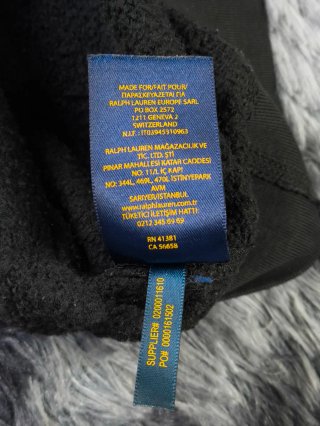 Sudadera Polo Ralph Lauren New York Gym | Negro S