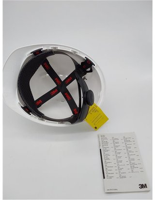 3M Casco con ventilación y arnés de ruleta Blanco (1 casco/bolsa) - H700