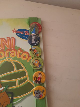 Album giovani esploratori Hanna-Barbera con carte,