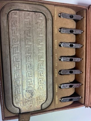 Estuche Navajas Afeitar Rolls Razor Antiguo