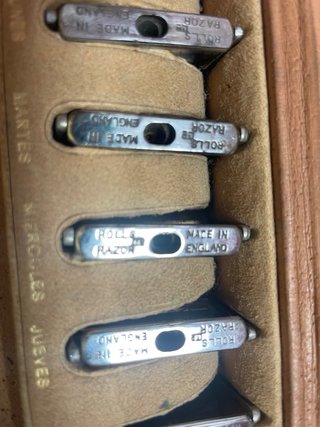 Estuche Navajas Afeitar Rolls Razor Antiguo