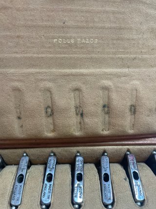 Estuche Navajas Afeitar Rolls Razor Antiguo