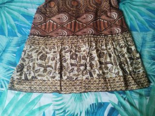 Vestido estampado étnico Formula Joven Talla L