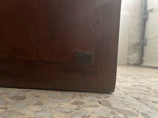 Mueble Estantería Madera y Cristal
