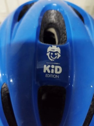 Casco Bicicleta Infantil Btwin Azul 47-53cm