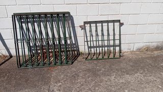 Rejas de hierro, puerta y ventana de aluminio