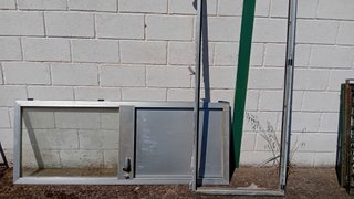 Rejas de hierro, puerta y ventana de aluminio