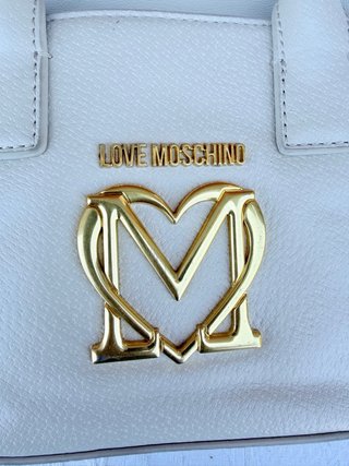 Borsa Love Moschino Beige Oro Tracolla