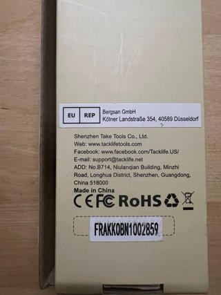 Medidor EMF Tacklife MET01 Detector Campos Electro