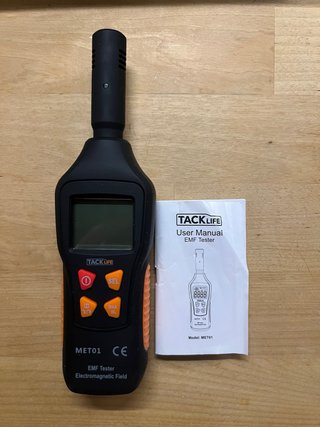Medidor EMF Tacklife MET01 Detector Campos Electro