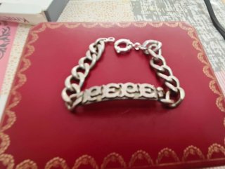 Pulsera Plata Maciza Grabado Pepe