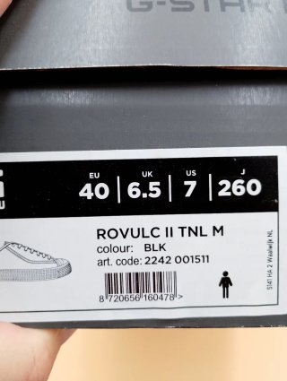 Scarpe G-Star RAW nere