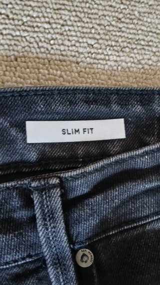 Pantalones cortos vaqueros negros Pull&Bear Talla