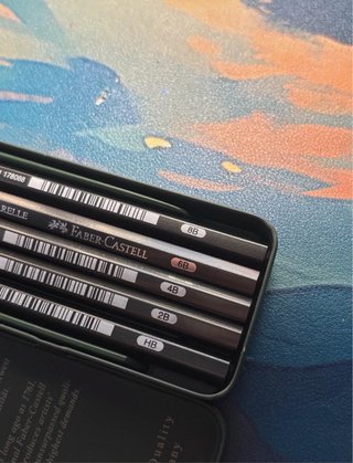 5 Matite Grafite Acquerellabili Faber-Castell