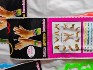 Pulseras de silicona niñas fiesta lote de 14
