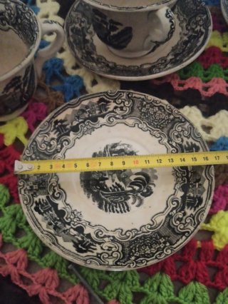 Tazas La Cartuja de porcelana (4 unidades)