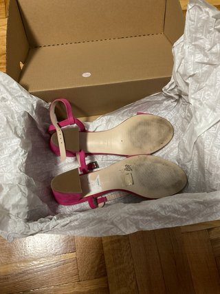 Tacones Gloria Ortiz Rosa Terciopelo
