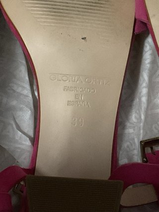 Tacones Gloria Ortiz Rosa Terciopelo