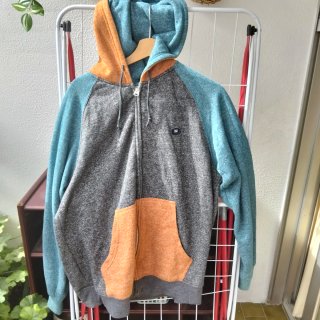 Jersey bicolor hombre gris y marrón