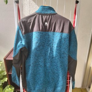 Jersey bicolor hombre gris y marrón