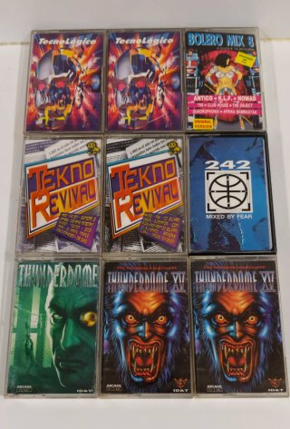 Lote 9 Cintas Cassette Música Electrónica