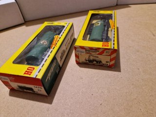 Fleischmann H0 Coppia Carri Cisterna 1475 OVP