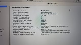 MacBook Pro 16 Gris Espacial