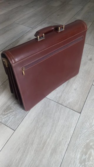 Maletín ejecutivo vintage piel marrón