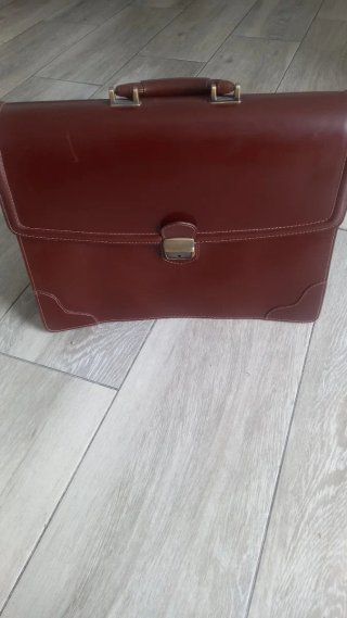 Maletín ejecutivo vintage piel marrón