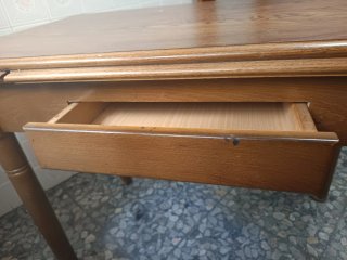 Mesa extensible de madera