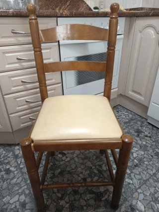 Mesa extensible de madera